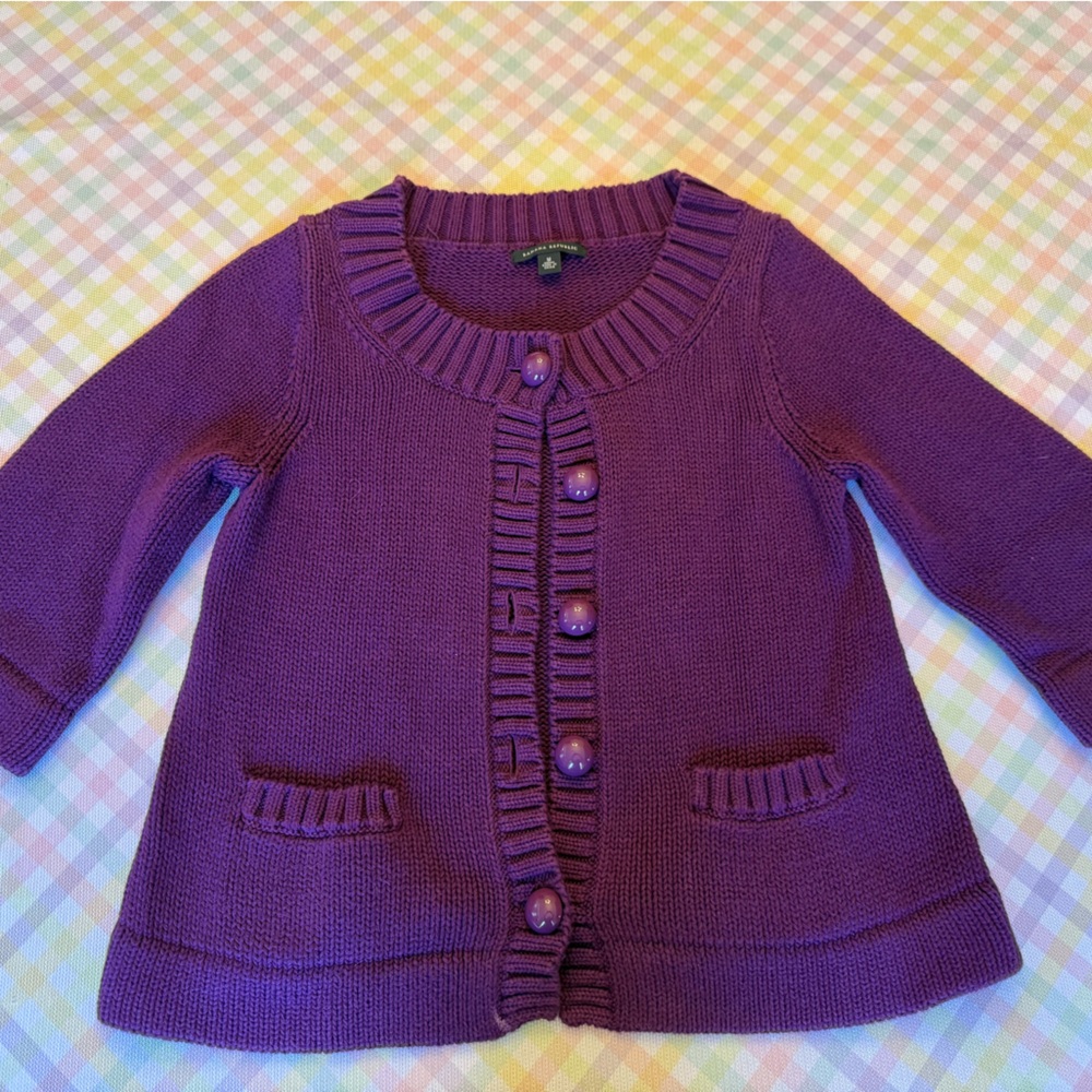 Banana Republic Purple Women's Cardigan
